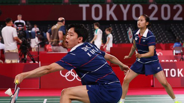 배드민턴 혼합복식 서승재-채유정, 조 2위 8강 진출