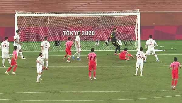 영상 황의조 만회골 한국 3-6 멕시코