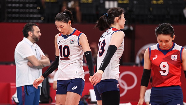 여자배구 4강서 브라질에 패배…세르비아와 동메달결정전
