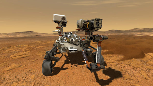 미 퍼서비어런스 화성 착륙…생명체 흔적 탐사 임무 착수