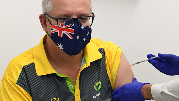 호주 코로나 백신 접종 시작..3월까지 4백만명 접종 목표