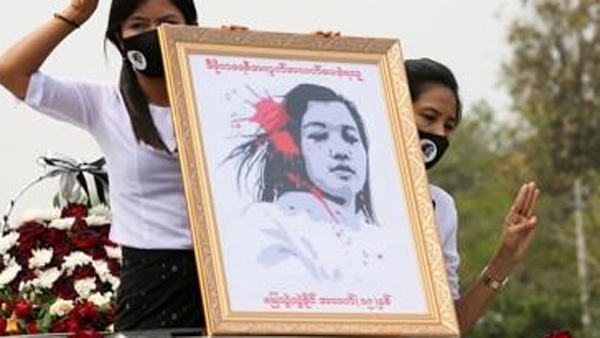 첫 사망자 '카인' 치료한 미얀마 의사 "머리에서 실탄 나왔다"