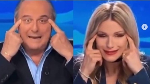 이탈리아 유명 남녀 TV진행자, 방송중 인종차별적 '눈찢기'