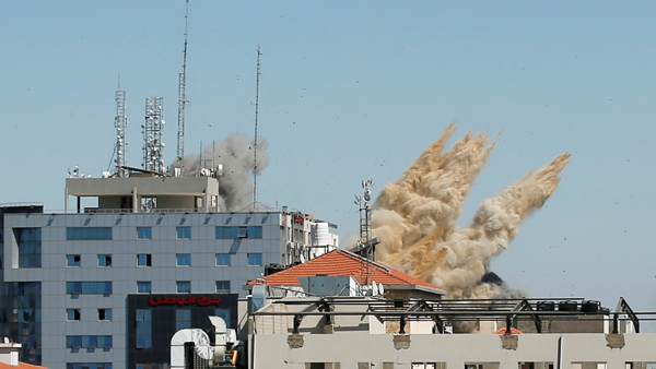이스라엘군, 가자지구 내  AP 등 외신 입주 건물 폭격