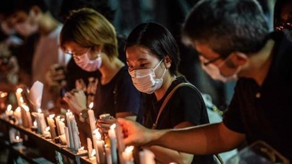 홍콩 경찰 "64 텐안먼 추모 집회 참여하면 징역형"