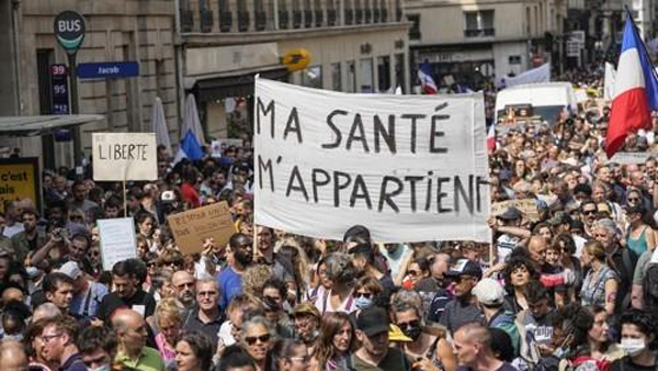 프랑스서 주말에 백신 의무화 반대 대규모 시위…"자유 달라"