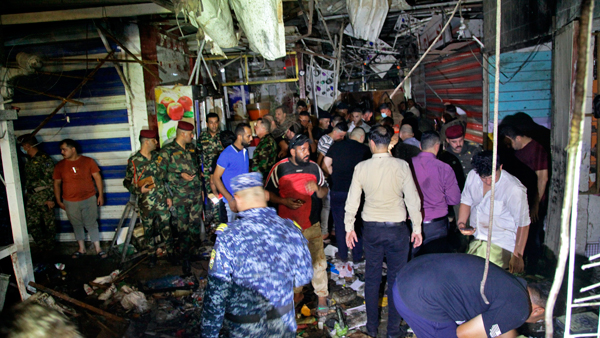 이라크 시장서 폭탄테러로 "최소 35명 사망"…IS 배후 자처