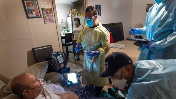 美, 14개주 '델타 변이'에 사망자 50% 증가…"냉장 트레일러에 시신 보관"