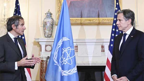 블링컨, IAEA 사무총장 면담‥북한·이란 핵문제 논의