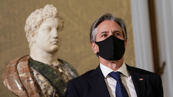 美 블링컨·中 왕이, 오늘 로마서 회동‥7개월 만에 대면