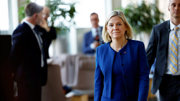 스웨덴 의회 신임총리에 안데르손 선출‥사상 첫 여성 총리 탄생