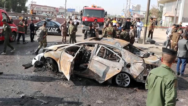 이라크 남부 바스라에서 오토바이 폭탄 테러"12명 사망"