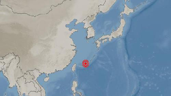 일본 오키나와 서남서쪽 해역 규모 6.0 지진 발생