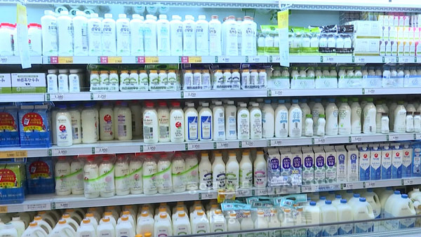 우유 가격 평균 5∼10%  인상‥흰 우유 2천800원대