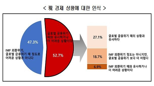 전문가 절반 "韓경제, 2008년 금융위기 비슷하거나 더 어려워"