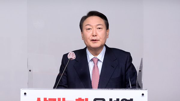 윤석열 "오늘부로 선대위 해산‥오롯이 후보인 제 책임" 