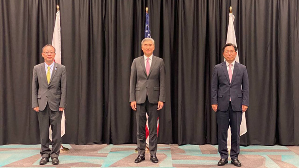 한미일 북핵대표 하와이회동‥"北 긴장조성중단·대화복귀 촉구"