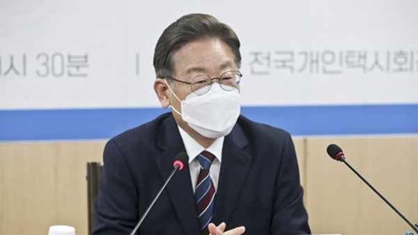 이재명 "법인 택시기사에게도 방역지원금 지급 추진"