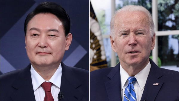 윤석열 당선인, 바이든 미 대통령과 통화