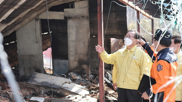 김 총리, 산불 피해현장 방문‥"조속한 일상생활 복귀에 최선"