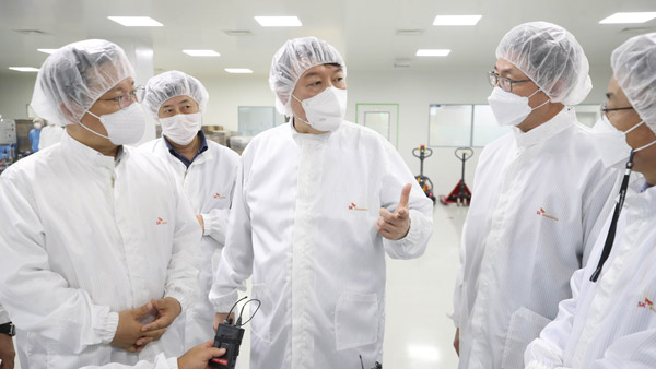 윤 당선인, SK바이오사이언스 방문‥"코로나 백신주권 격려"