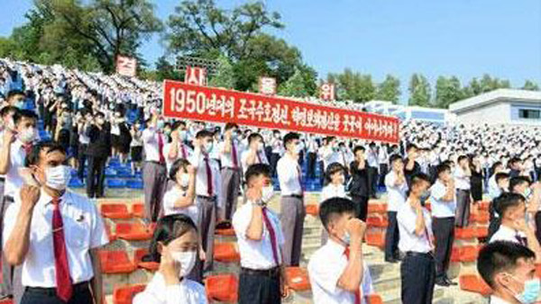 북한, 6.25 맞아 5년만에 반미 군중집회 열어