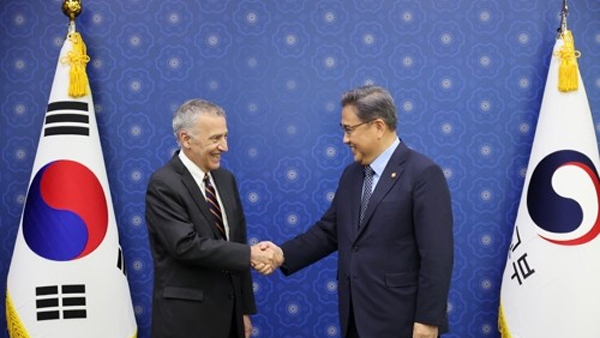 골드버그 신임 미국대사, 박진 장관 예방‥"한미동맹 더욱 강화"