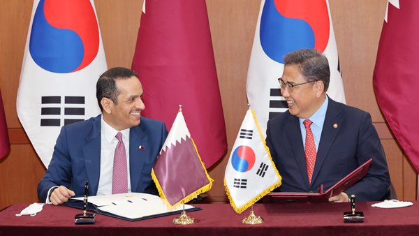한국-카타르 외교장관회담 개최‥에너지·건설 협력 확대 논의