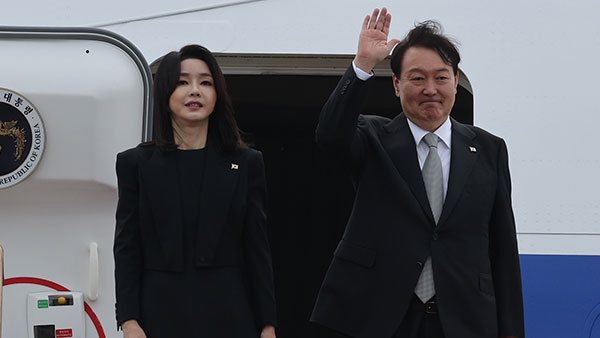 윤 대통령, 런던행 출국‥5박7일 영·미·캐나다 3개국 순방