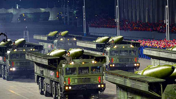 北, '국군의 날' 단거리탄도탄 2발 발사‥한미일 대잠 훈련 반발