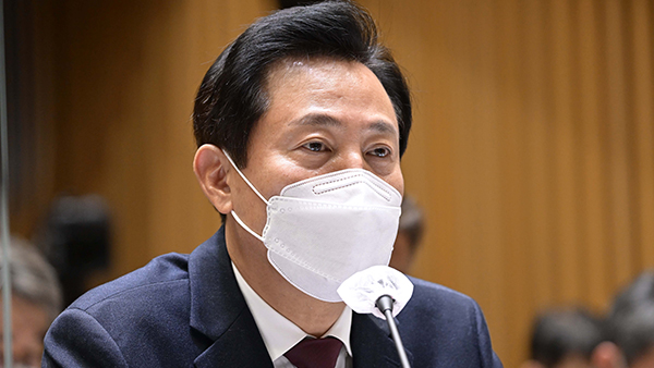 오세훈 "5선 시장 도전 용의 있다"‥정진석 비대위원장 발언에는 답변 거부  