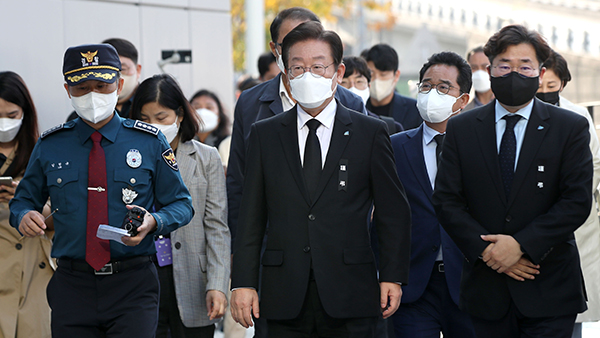 이태원 파출소 찾은 이재명‥"사후 수습 최선 다해달라"