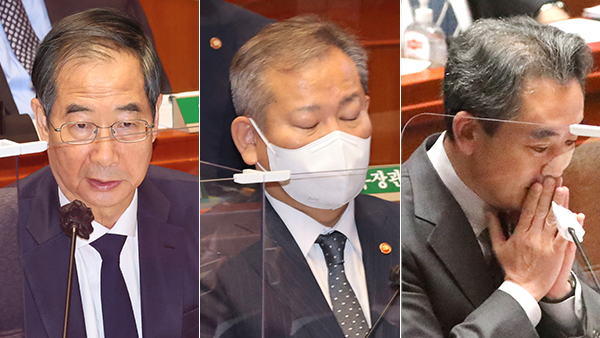 민주당 "한덕수·이상민 책임" vs 국민의힘 "경찰 부실대응 책임"