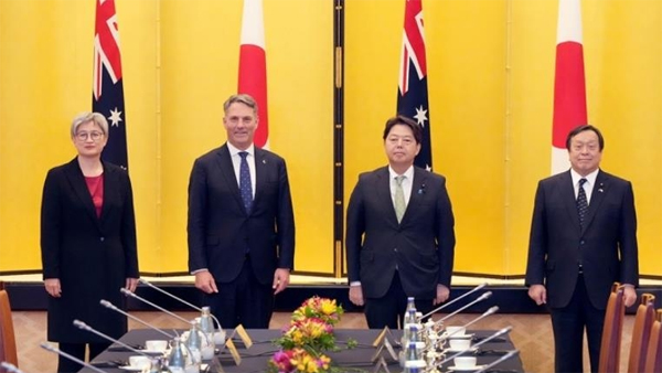 일본-호주, 외교·국방장관 회담‥"북한 미사일 대응 협력"