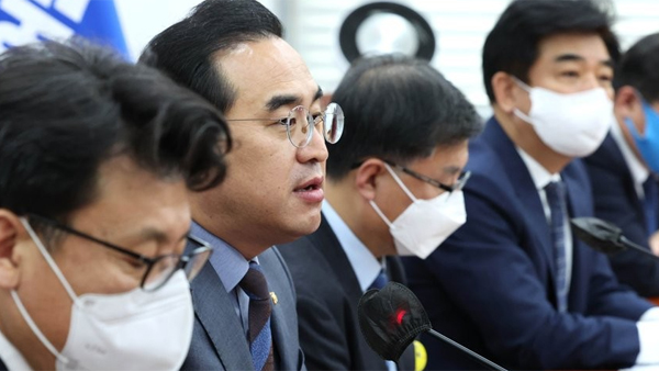 박홍근 "예산협상 가이드라인 주는 대통령, 차라리 직접 협상하라"