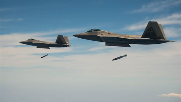 美 전략폭격기 B-52H·F-22 전투기, 한반도 인근 연합훈련