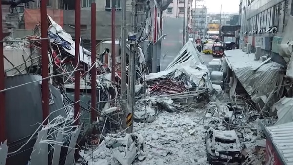 광주 현대아이파크 아파트 공사장 붕괴..6명 실종