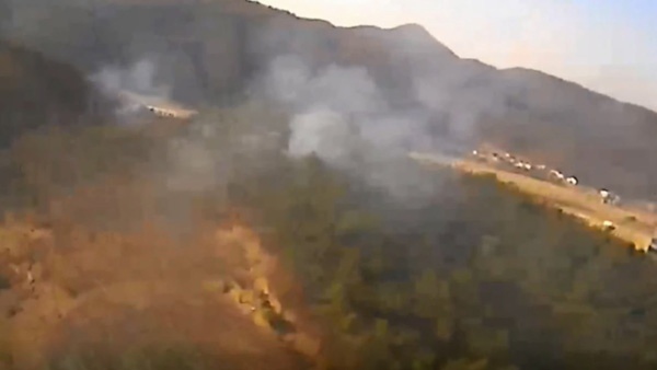 경기도 파주 산불‥1시간 20분 만에 진화