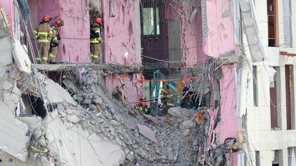 [속보] 광주 붕괴사고 5번째 매몰자 위치 추가확인