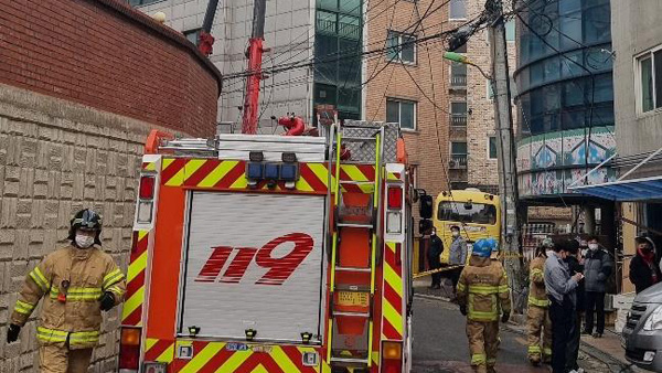 의정부서 교회 첨탑 해체 중 크레인 사고로 정전