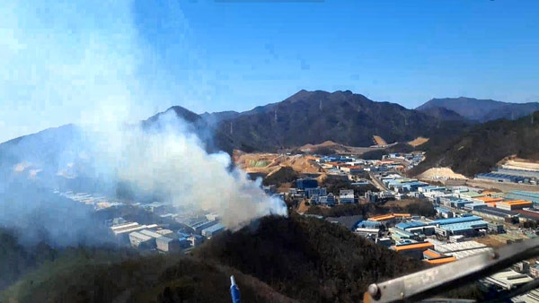 부산 보배산에서도 산불‥전국 7곳에서 산불 진화중