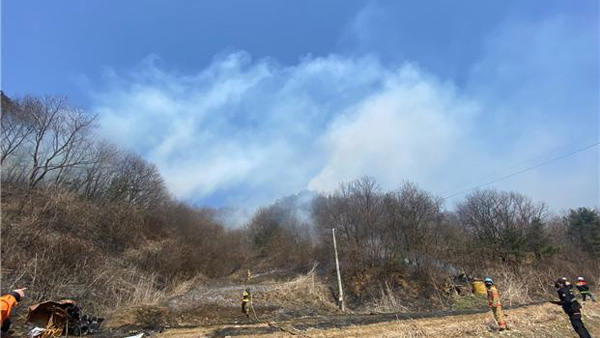 경기 연천·남양주서 농촌 불법소각 도중 산불 잇따라 