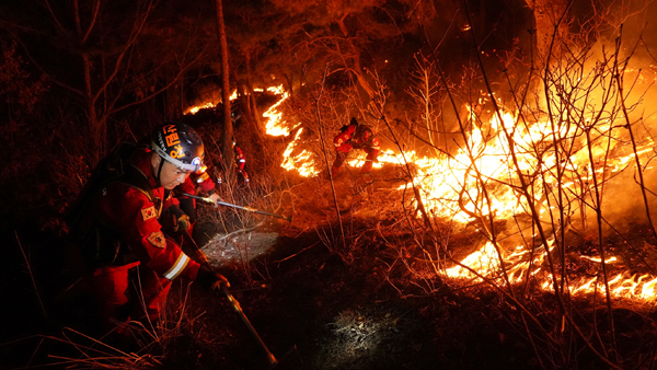 봉화 산불 120ha 태우고 진화‥뒷불 감시 중