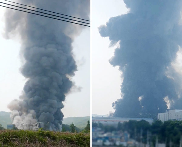 경기 이천 골프의류 물류센터 불‥5시간40분 만에 초진