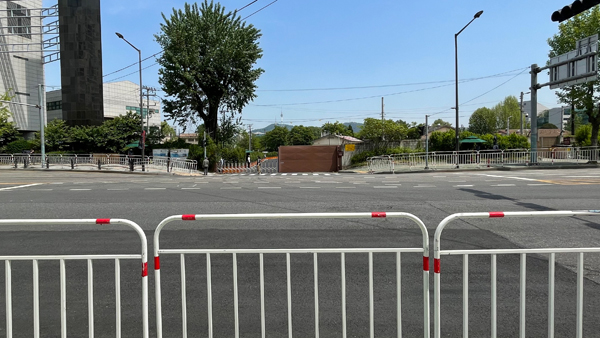 경찰 "용산 대통령실 100m 내 집회금지 기조 유지"