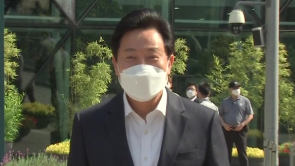'4선' 오세훈 서울시장, 첫 출근길 나서‥ 후보등록 후 3주 만