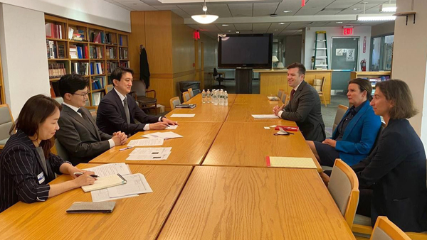 한동훈, 미국 검찰과 가상화폐 수사 공조 방안 논의