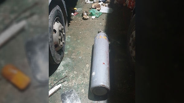 파주 폐기물업체서 고압 가스통 튀어올라‥40대 남성 사망