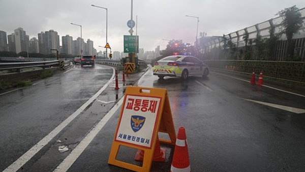 오늘 저녁 6시 반부터 서울 동부간선도로 전 구간 교통 통제