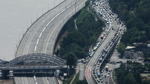 올림픽대로 동작대교~가양대교 차량 통행 재개 